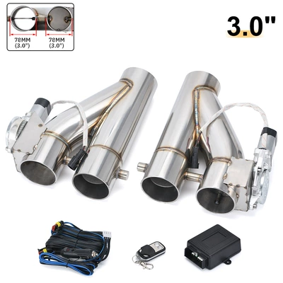 Exhaust pipe Modified Electronically Controlled Dual-Control - 3-inch-exhaust-pipe