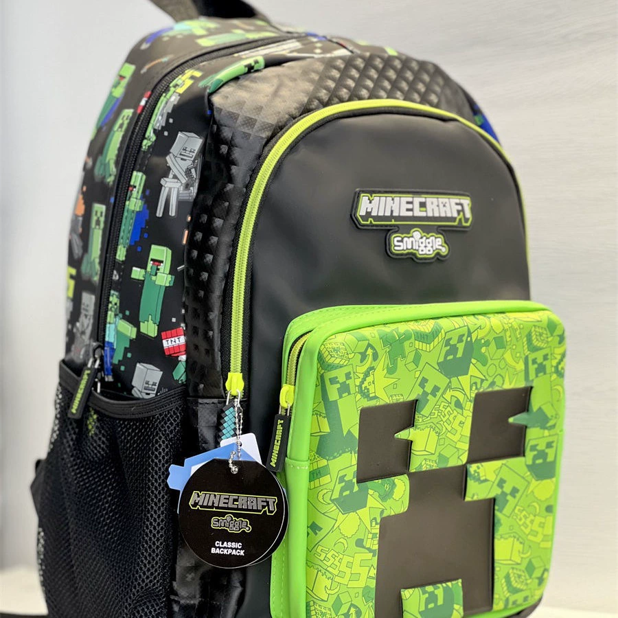 Рюкзак Smiggle, зеленая сумка, кошелек для мальчиков, держатель для карт
