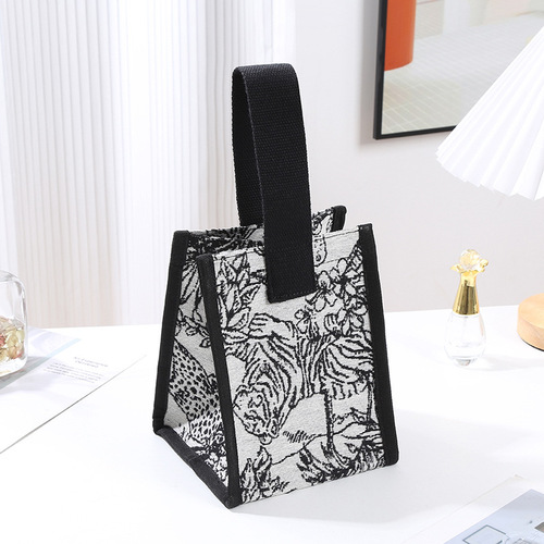 Animal Tiger Graffiti Handbag Portable Waterproof Cover Women's Bag Ladies Outdoor Sports Walking Bag