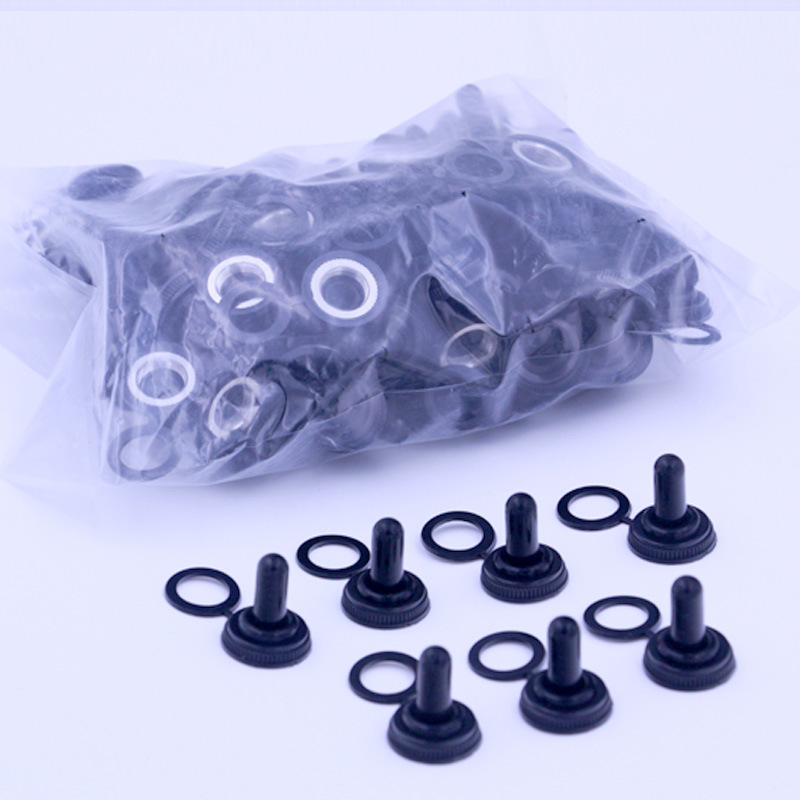 6MM/12MM thread diameter button switch waterproof dust cap MTS button rocker arm toggle switch waterproof cap