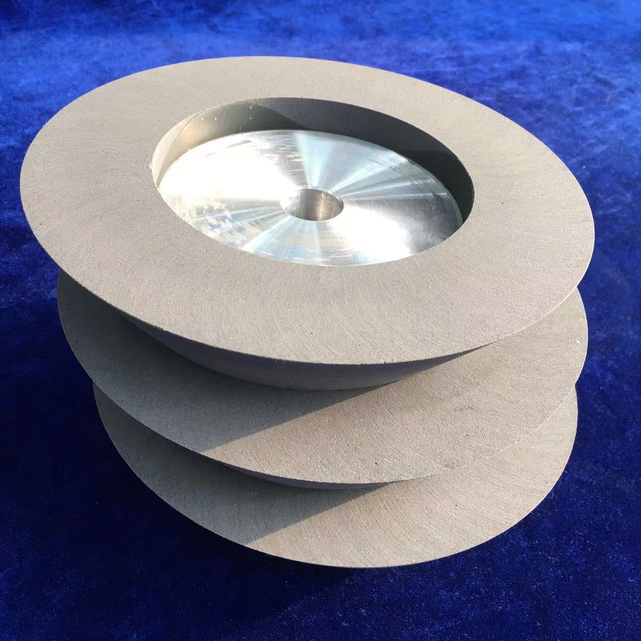 科美不锈钢弹性抛光轮 端面磨橡胶抛光砂轮 单斜边弹性镜面抛光轮