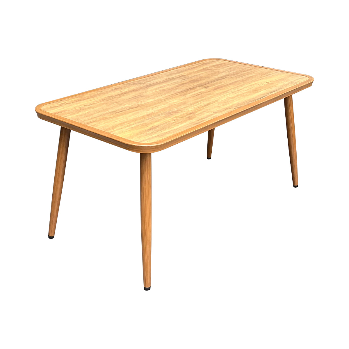 Fábrica directa de alta gama mesa y sillas de caña de escritorio HPL patio villa clubhouse hotel mesa y sillas de caña de caña