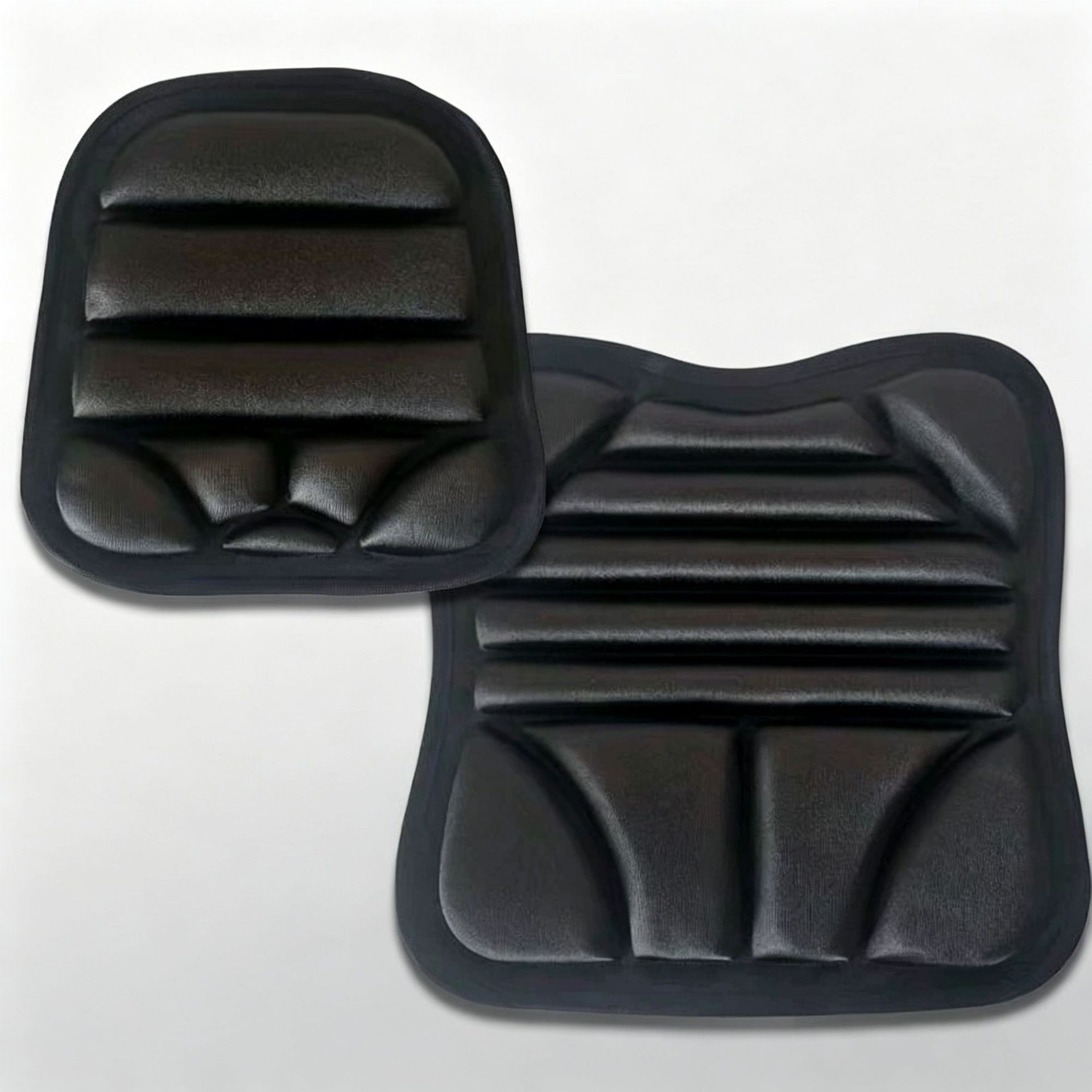 Motorcycle Ribbed Seat Cushion Cover 450clc Shock-Absorbing Electric Vehicle Seat Cushion Breathable Height-Increasing Motorcycle Seat Cushion