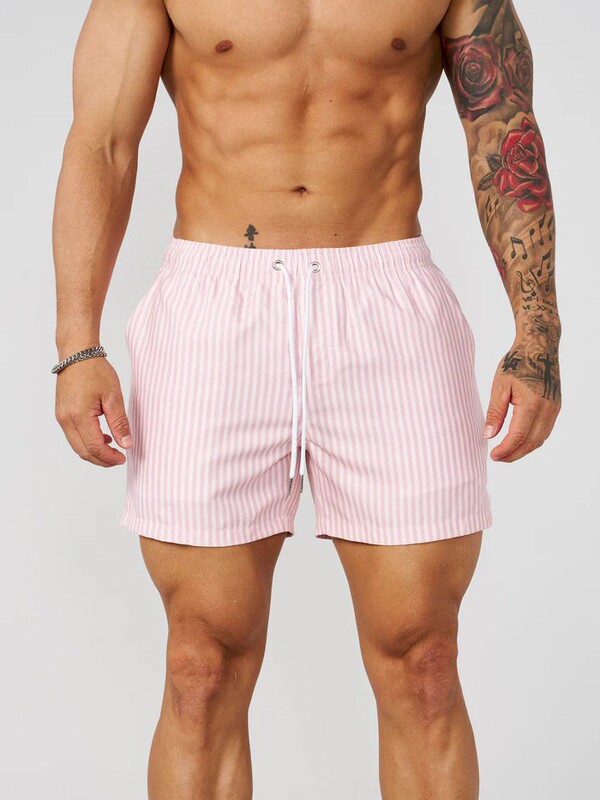 Youngla American-Style Men's Shorts Jogger Sports Fitness Quick-Dry Breathable Casual Beach Shorts 4-Inch Shorts