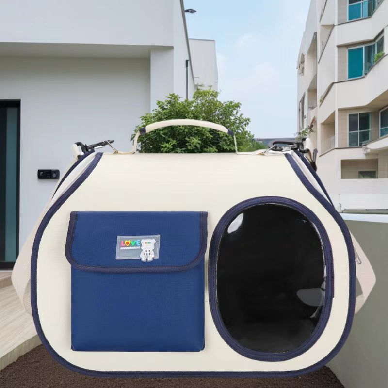 猫バッグペットショルダーバッグ外出携帯ペットバッグ通気性大空間猫犬共通バッグ小型犬旅行バッグ|undefined