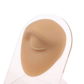 Simulación de modelo de cinco sentidos perforación acupoints de oído práctica de enseñanza accesorios lengua clavo nariz clavo boca ombligo muestra molde de silicona