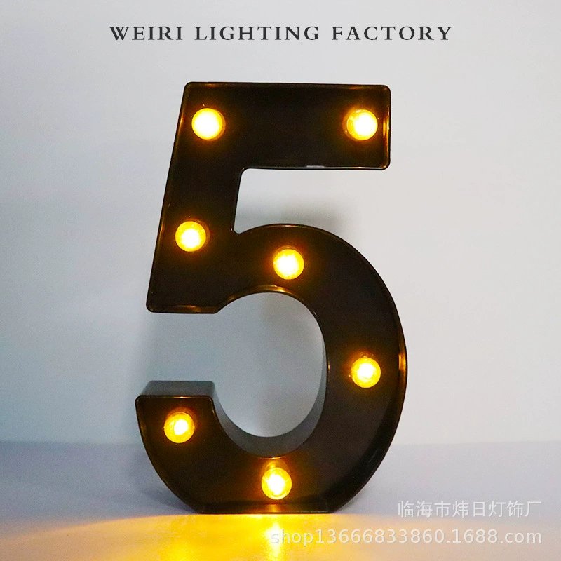 LED рекламная буква, черная подсветка алфавит, крупная декоративная английская буква 21,8 см