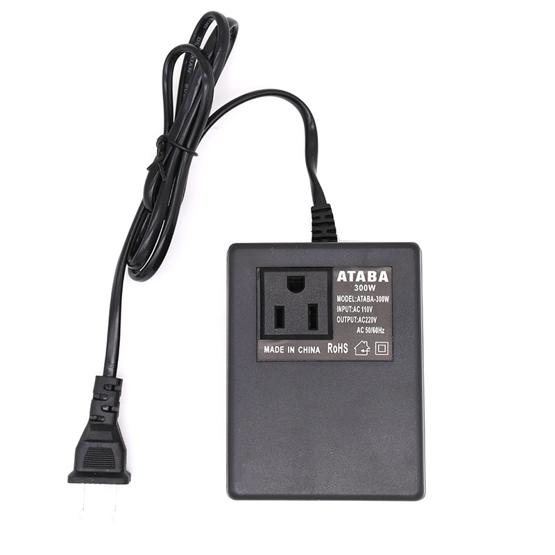 美规300W电压转换器AC110V转换AC220V适配器开关
