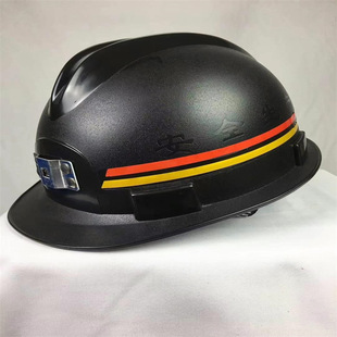 Anti-static safety helmet for mine anti-smashing and high temperature resistant helmet for miners