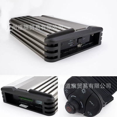 Car T8 alarm car 1200W whistle Horn 12V wireless loudspeaker foreign trade speaker speaker speaker modification (Car horn/tweeter) - t8-dual-channel-host