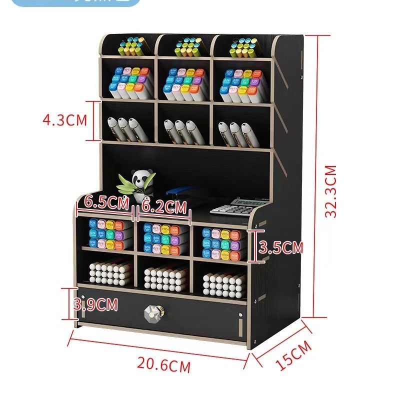 Talápices con múltiples rejillas, caja almacenamiento ma ra, papelería creativa diy, estante escritorio, oficina cajón