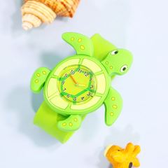 Factory-direct foreign trade animal-themed anime children's watch: Pat-on Watch with Cartoon Design—Perfect for Kindergarten Kids and Elementary School Students, Made from Durable Silicone Paddle Rings
