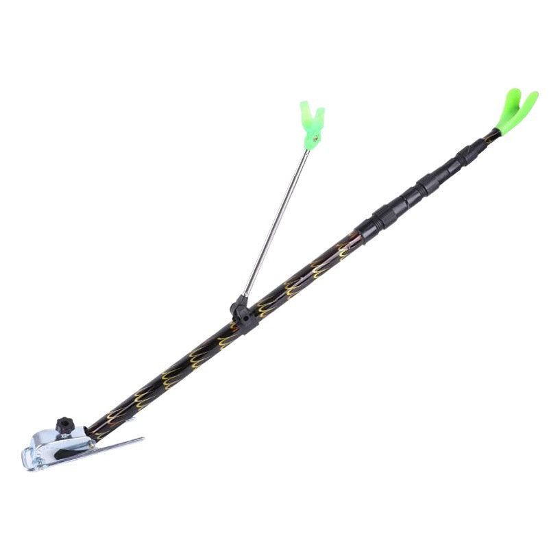Wholesale Battery Bracket Aluminum Alloy Bracket Fishing Rod Bracket White Rod Flower Rod Aluminum Alloy Fishing Hand Rod Bracket