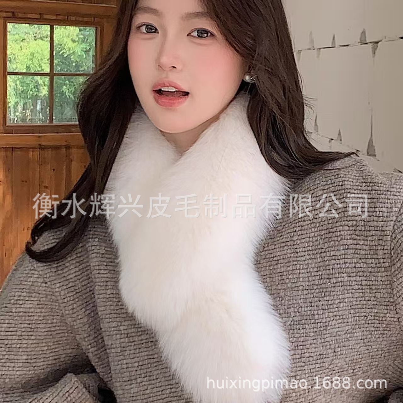 Korean Style New Winter Warm Imitation Fur Fur Scarf, Cold-Resistant and Warm Versatile Scarf, Korean Style Plush Thickened Scarf