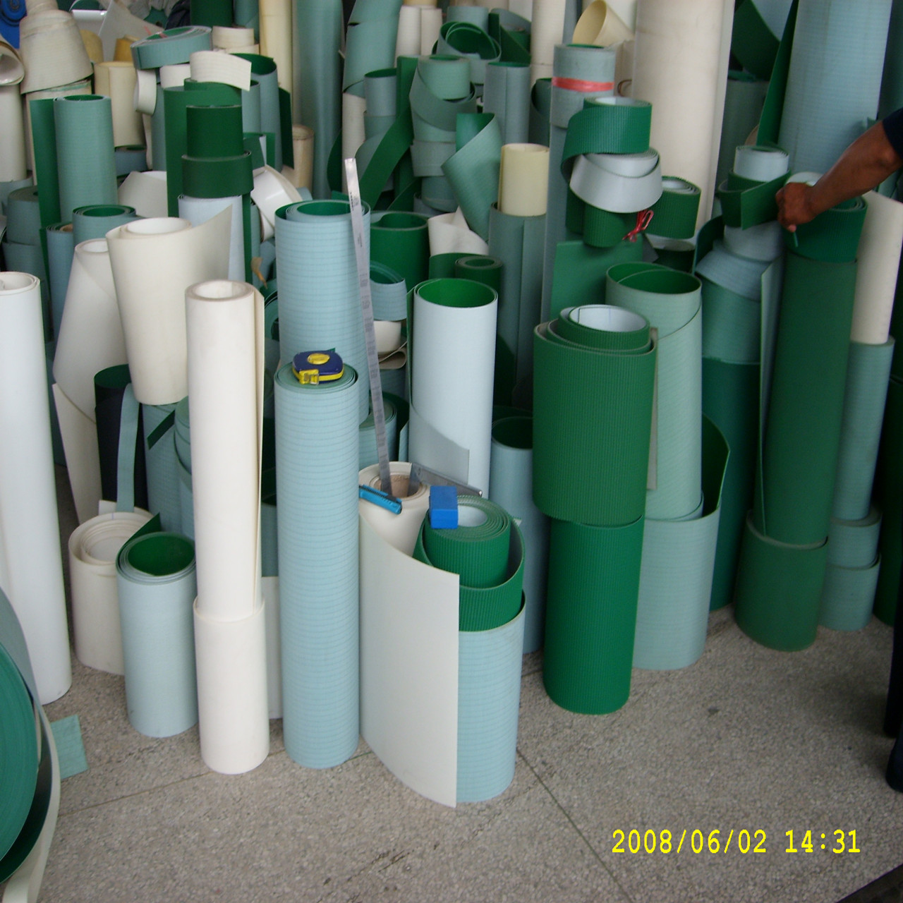 厂家供应输送带橡胶型输送带PVC轻型输送带食品传送带流水线皮带