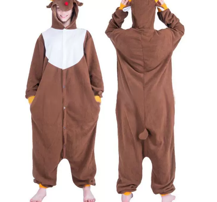 [Японская оригинальная версия Rilakkuma Kigurumi взрослый комбинезон пижама Мишка-падер]