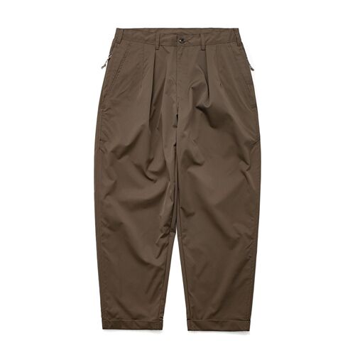 TRS Men's|25SS Japanese Casual Teflon Three-Army Loose Double Pleat Tapered Casual Chino Pants for Men