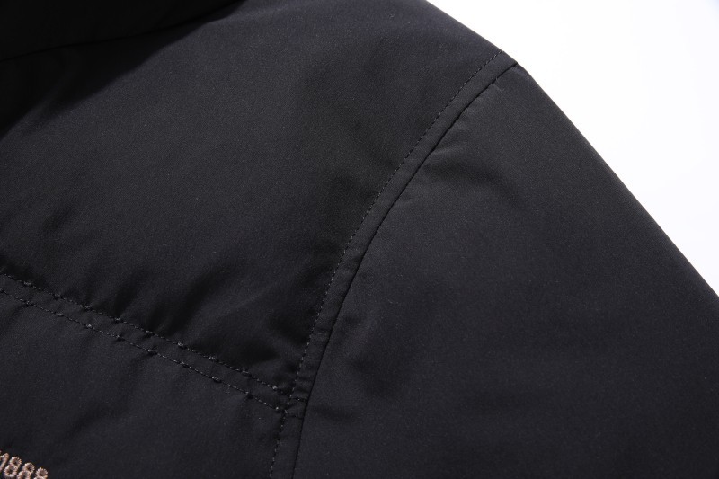 Men's Down Jacket Winter Warm Casual Standing Collar Short Coat_voghion.com