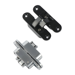 Hidden hinge, invisible cross hinge, 3D hinge, adjustable wooden door folding hinge