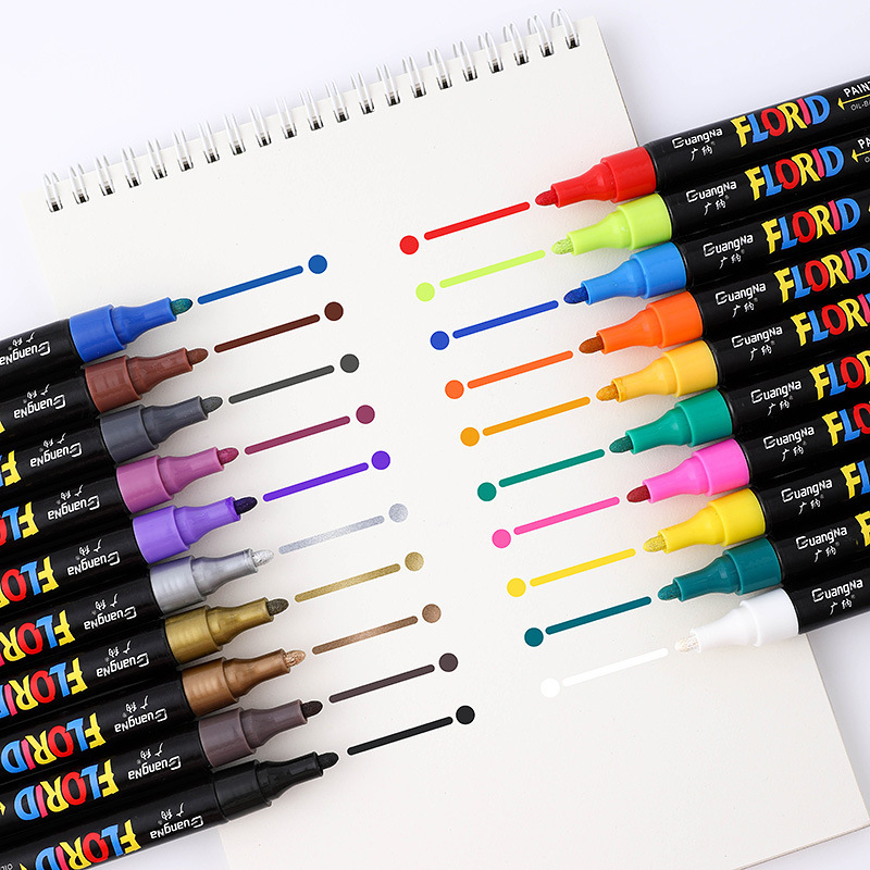 Guangna GN168 paint pen 20-color set tire car touch-up marker pen graffiti coloring hand-painted marker pen