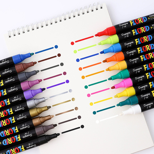 Guangna GN168 paint pen 20-color set tire car touch-up marker pen graffiti coloring hand-painted marker pen