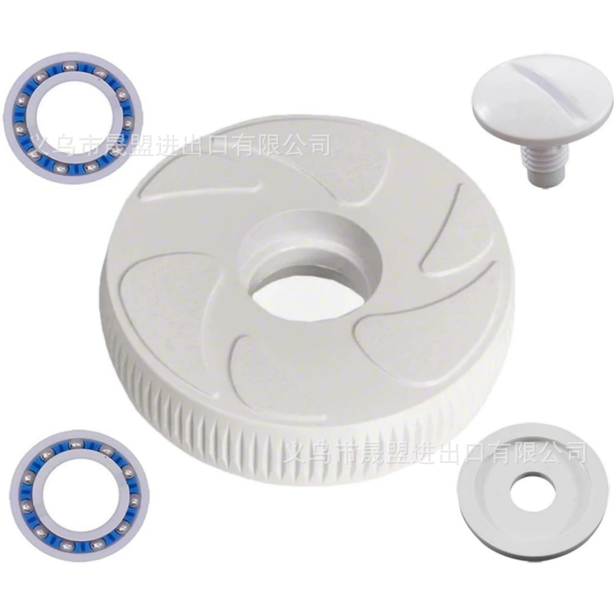 Комплект малых направляющих колес Polaris C16 с шарикоподшипником C60, винтом для колеса C55 и шайбой C64