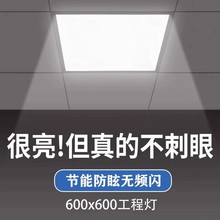 源头厂家平板灯直下式防水IP65厨房客厅浴室灯集成吊顶LED面板灯