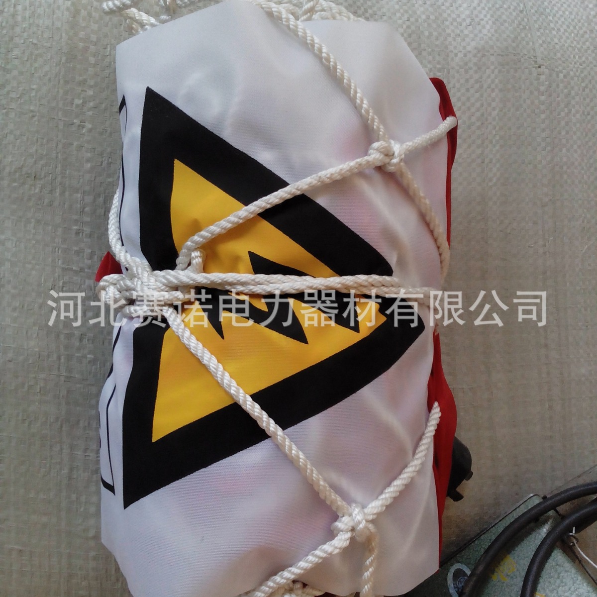 棉隔离围栏网 电气设备检修用隔离围网 隔离阻燃围栏网殿力1*10米