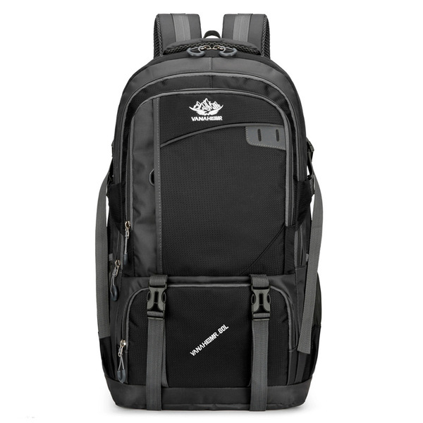 Backpack outside climbing