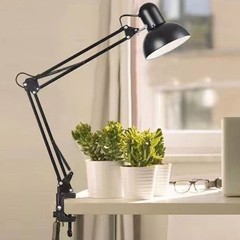 美容ネイルデスクトップ折り畳み補光電気スタンド学習事務書斎寮長腕クリップLED保護眼生放送