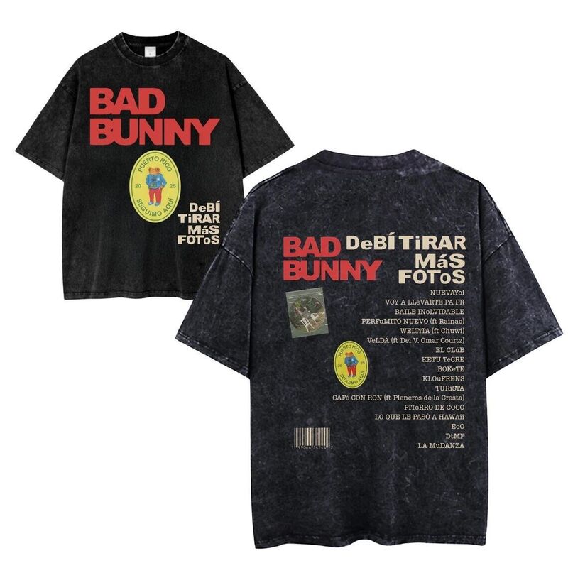 Benito Antonio Martinez Ocasio New T-Shirt Bad Rabbit Same Style Printed T-Shirt