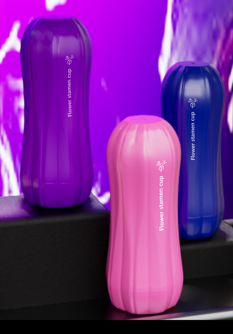 Jiuai Manual Airplane Cup Male Masturbator in TPE with ABS Housing, Purple — detail image 38