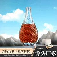 Производитель оптовая продажа хрустальная белая стеклянная бутылка для вина иностранные бутылки для вина бутылка для виски стеклянная бутылка герметичная бутылка