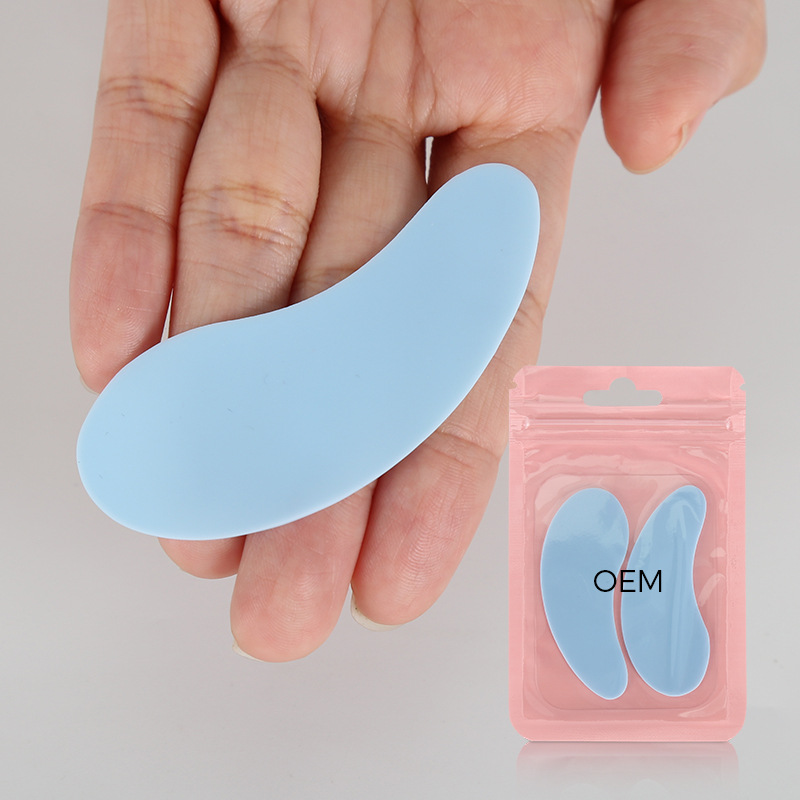 Máscara de ojos de silicona reutilizable y lavable de grado alimenticio, parche de silicona para ojos, parche de ojos imprimible transfronterizo de Amazon.