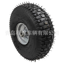 11*4.00-4寸橡胶充气轮工具车轮子农机轮胎割草机轮高层级高承重