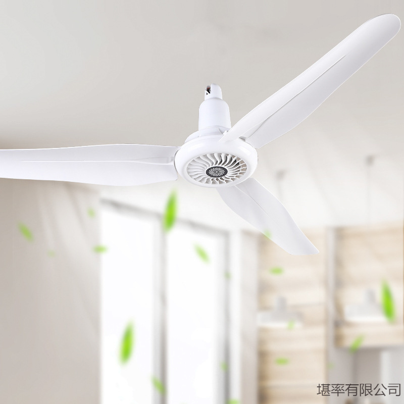 強風家庭用ホテルシーリングファン寝室リビングルームプラスチックリモコン工場ホールマイクロファン小型扇風機シーリングファン|undefined