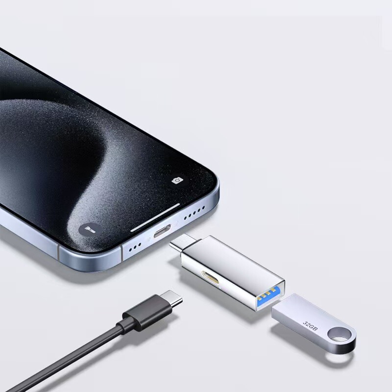Type-c - USB プラス PD 充電多機能ハブコンバータ OTG アダプタ U ディスク拡張ドック外部電源|undefined