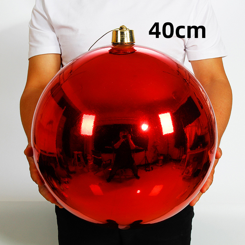 Dragón Tigre Bola de Navidad decoraciones del árbol de Navidad gran Bola brillante galvanoplastia bola de color bola colgante centro comercial bar decoración del techo