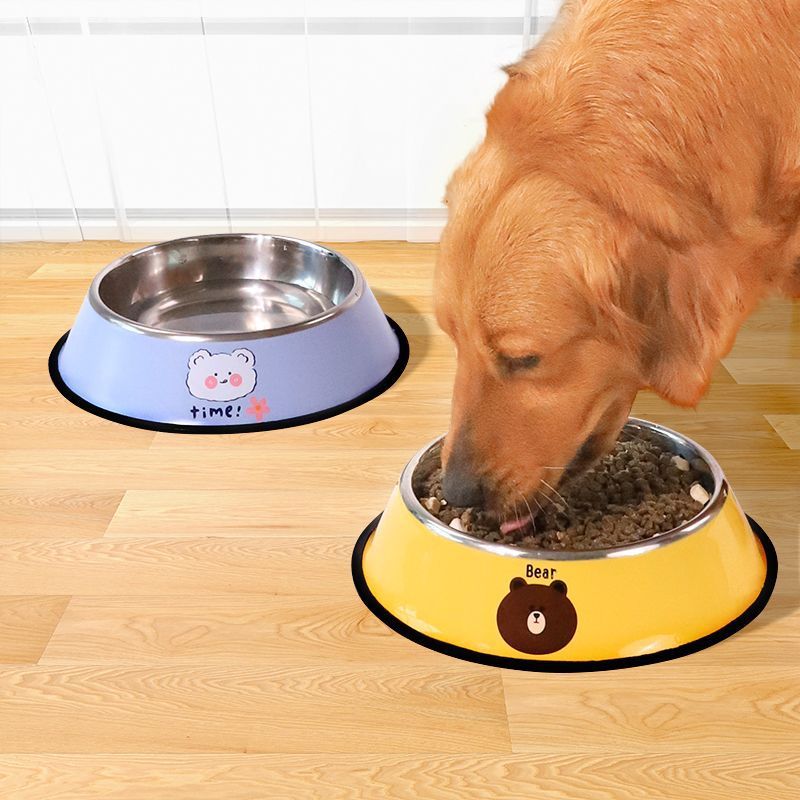 不锈钢狗碗盆防打翻狗食盆特大号饭盆大型犬中型犬宠物喂食器