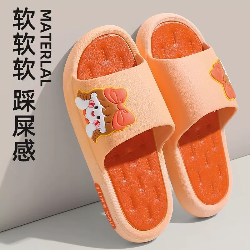 2024 тапочки женские, носящие толстую подошвь, нескользящие и износостойкие мягкие подошвы