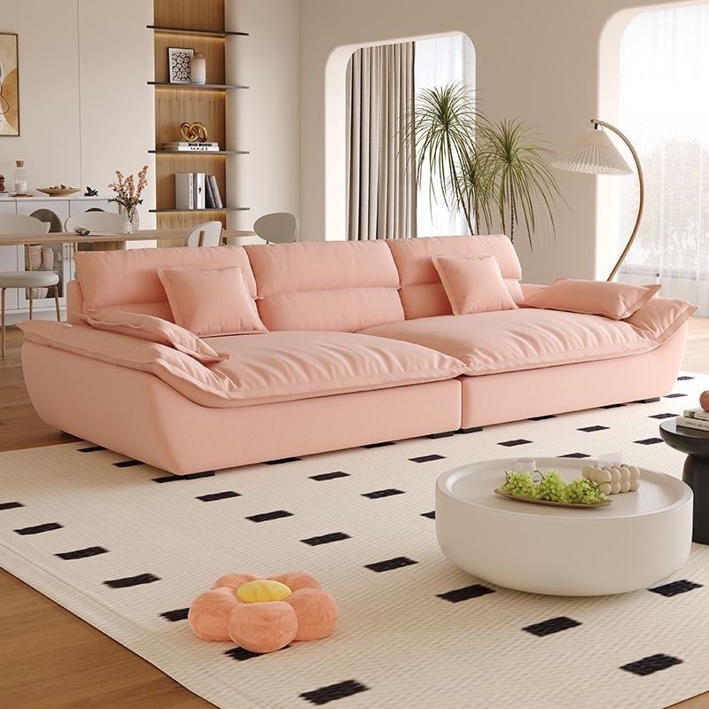 Moderno simple anti-garra de gato nube seda estilo de sala de estar tamaño de casa