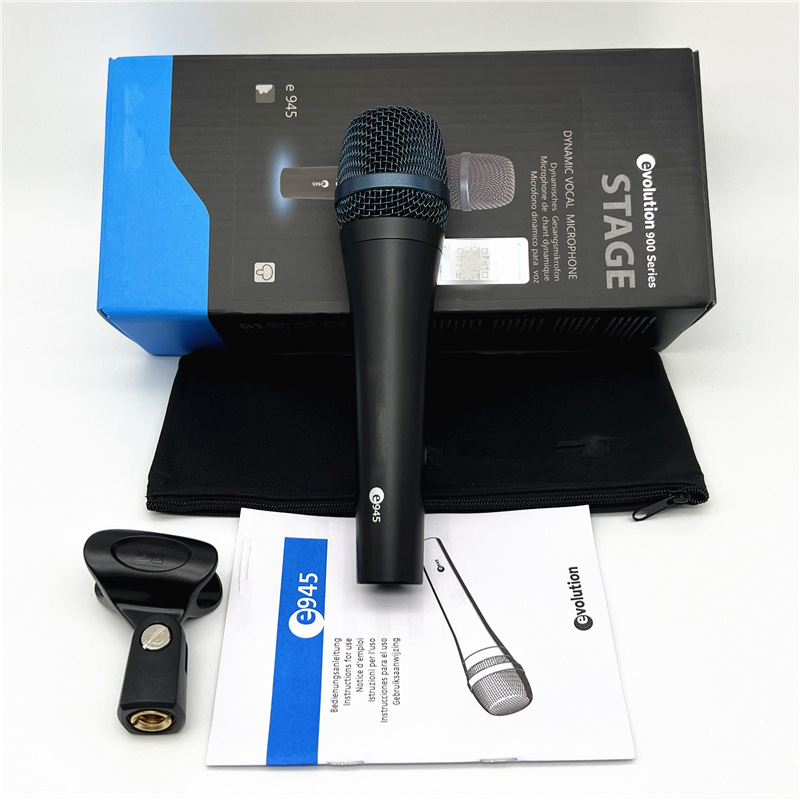 e945 wired microphone home live karaoke stage speech recording moving coil handheld microphone equipment wholesale