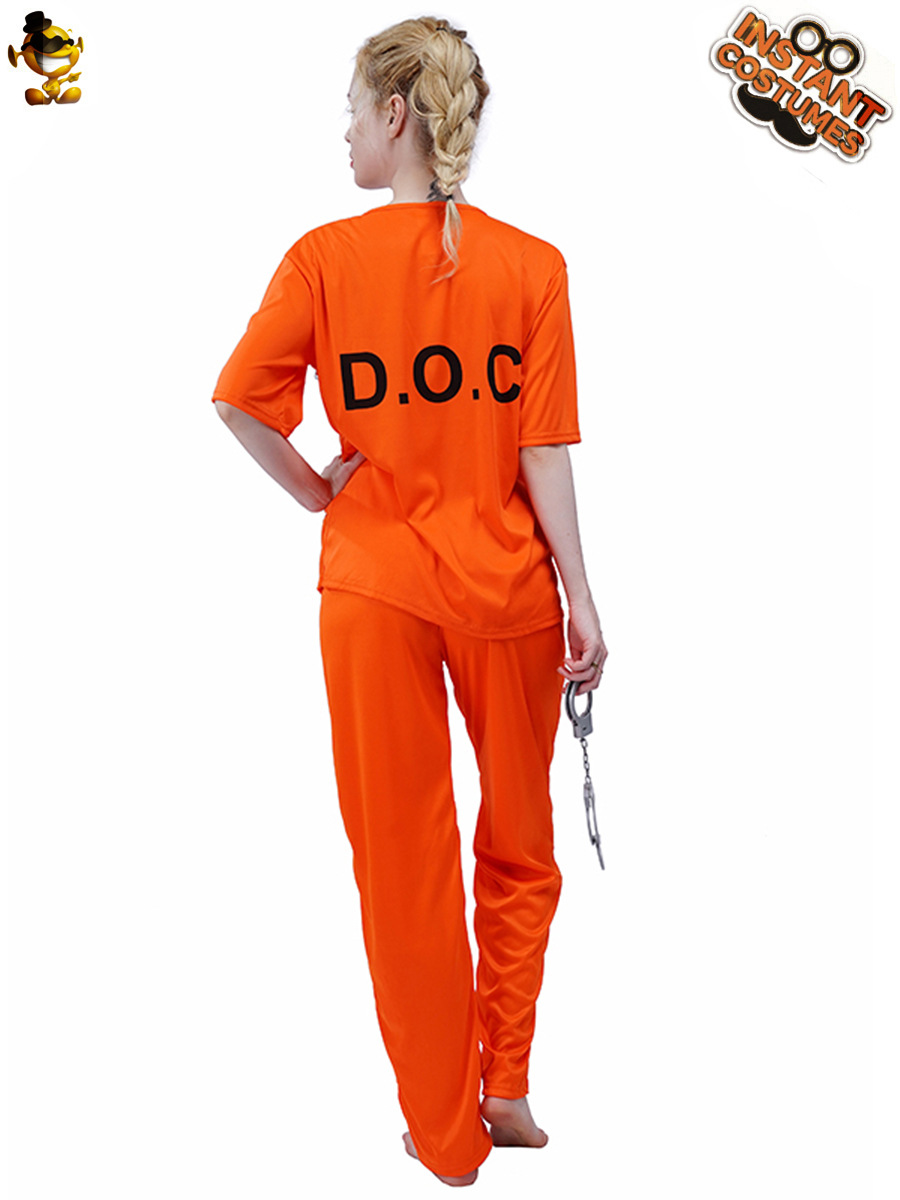Ropa de fiesta de Halloween uniforme de prisionero tentación uniforme de prisión traje de rendimiento escénico ropa de cosplay juego de rol image 4