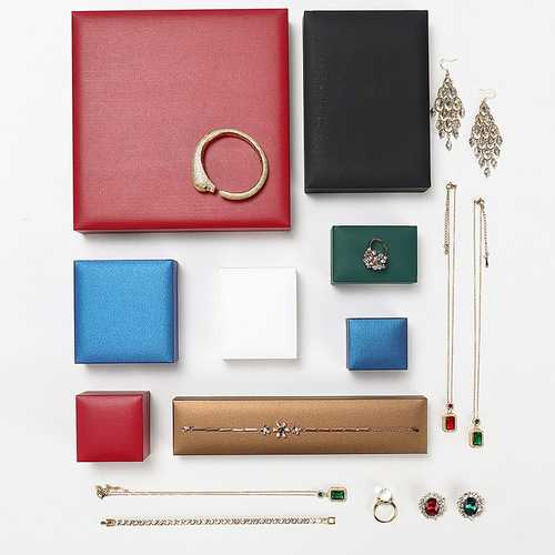 Right-angle jewelry box, ring box, bracelet box, necklace box, accessory jewelry packaging box, high-end, lined paper box, wholesale