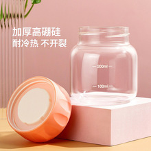 便携式迷你胖胖杯ins随身单杯耐高温简约玻璃小胖杯批发玻璃水杯