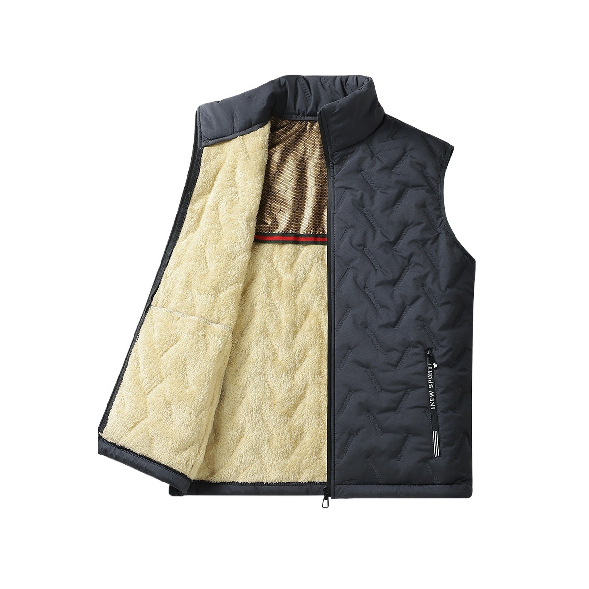 Transfronterizos ultra-sónicos para hombres con graphene chaleco de herramientas de clip de caballo collar para hombres engrosados al aire libre