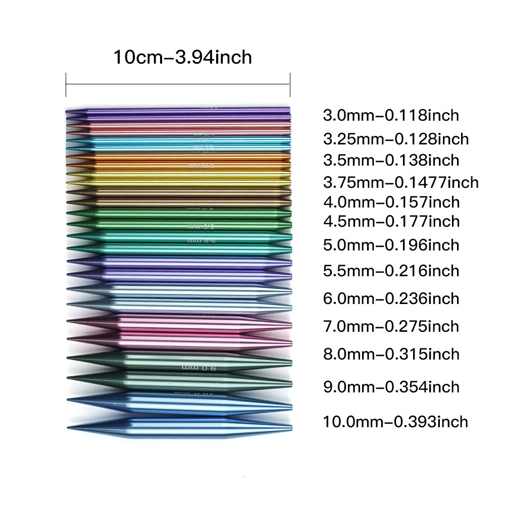 Transfronterizos 13 pagos de alúmina aguja circular aguja suéter aguja de tejido manual aguja desmontable aguja circular paquete de tela