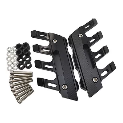 Electric vehicle fender anti-fall shock-absorbing protective cover No. - 145mm10mm130mm-black-series-one-set-comes-with-mounting-screws