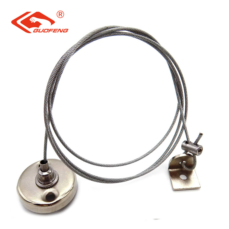 Suministro directo de fábrica iluminación de altura ajustable con cabeza de alambre de acero luz colgante Luz de panel Luz de tira Cuerda colgante de seguridad