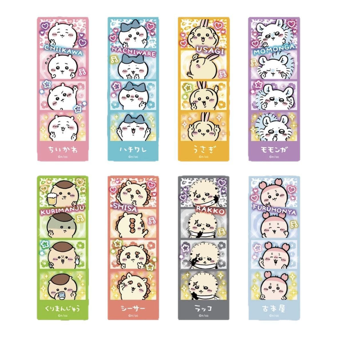 Жийкaва Life Четверть Bookmark Очаровательный Usachi Xiaoba Jiy PVC Прозрачная карта Фото артефакт